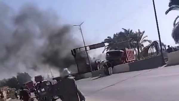السيارة المحترقة