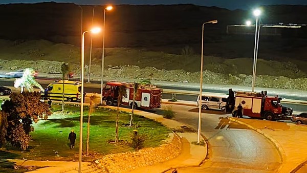 تمركز القوات بمحضر الواقعة