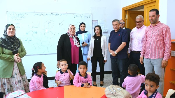 محافظ البحيرة تفتتح مدرسة عزبة طلعت للتعليم الأساسي بإيتاي البارود