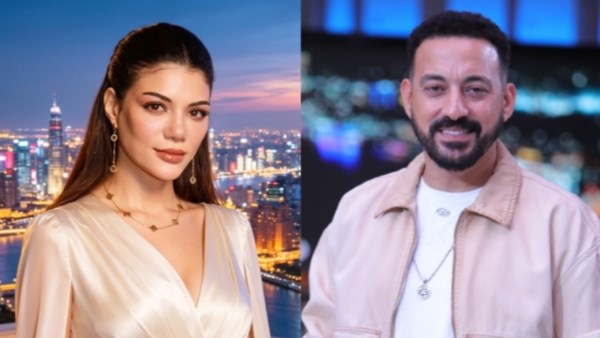 الفنانة صابرين النجيلي مع الفنان دياب 