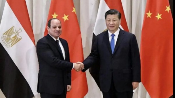 الرئيس السيسي ونظيره الصيني 