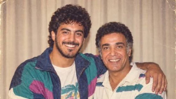 عبده و الفنان الراحل سليمان عيد