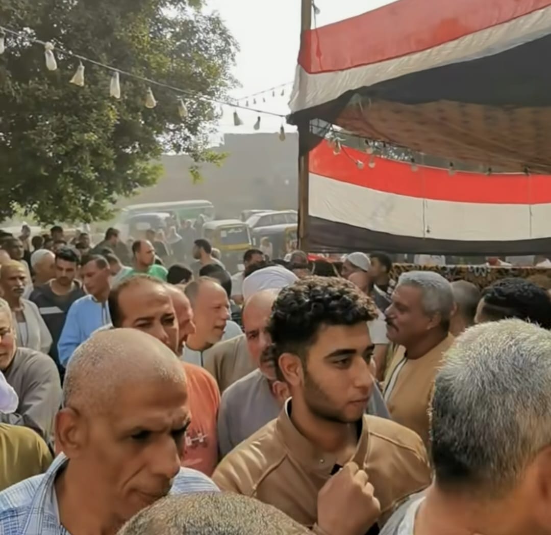 إقبال كبير على التصويت باللجنة الانتخابية بمدرسة العطف للتعليم الأساسي بمركز العياط.. صور