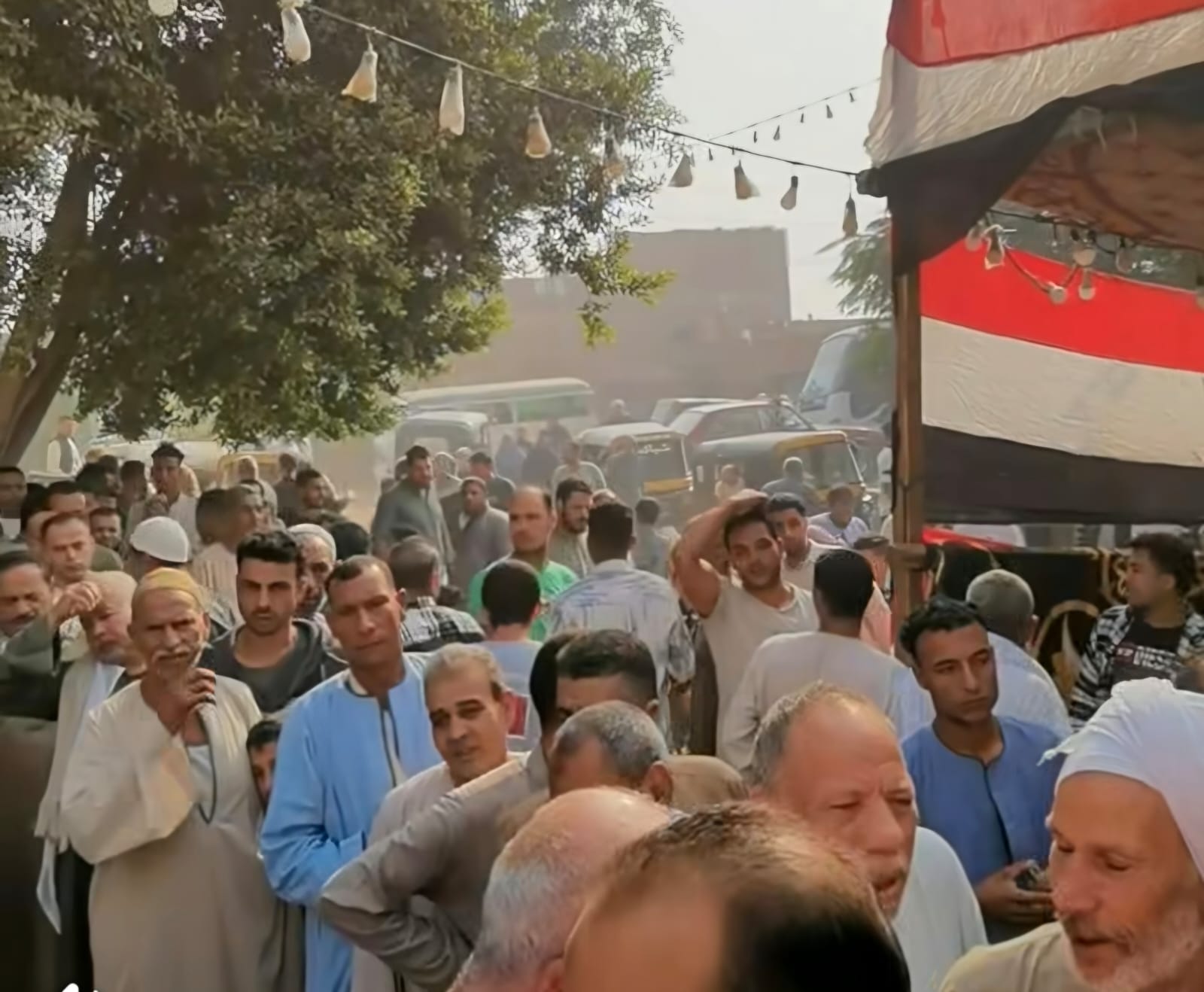 إقبال كبير على التصويت باللجنة الانتخابية بمدرسة العطف للتعليم الأساسي بمركز العياط.. صور