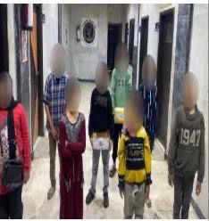 القبض على عصابة تستخدم 14 طفلا فى أعمال التسول بالقاهرة صور