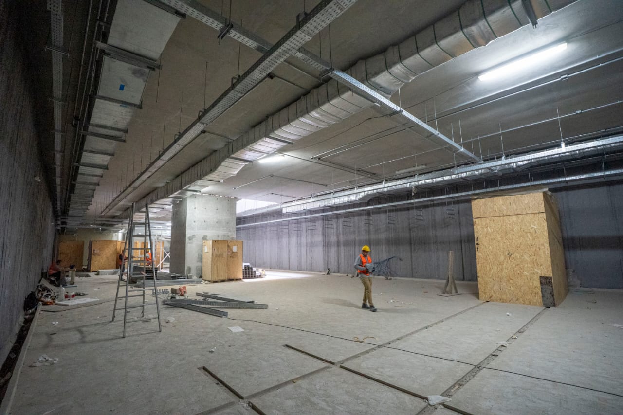 النقل تكشف صورا جديدة للمرحلة الأولى من الخط الرابع لمترو الأنفاق