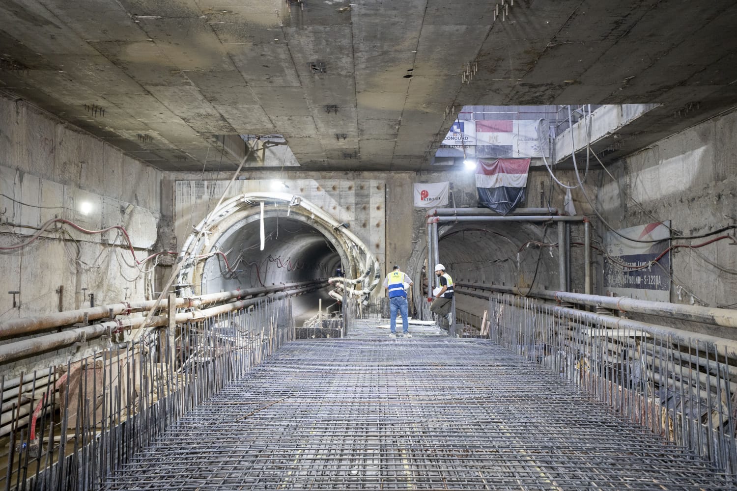 النقل تكشف صورا جديدة للمرحلة الأولى من الخط الرابع لمترو الأنفاق