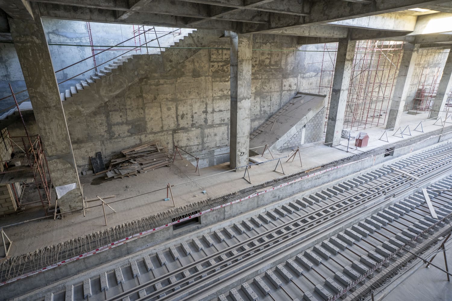 النقل تكشف صورا جديدة للمرحلة الأولى من الخط الرابع لمترو الأنفاق