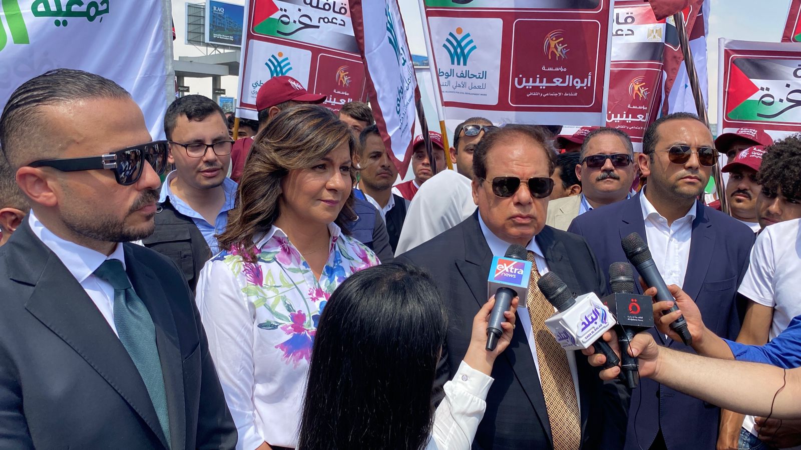 قافلة مساعدات إلى غزة