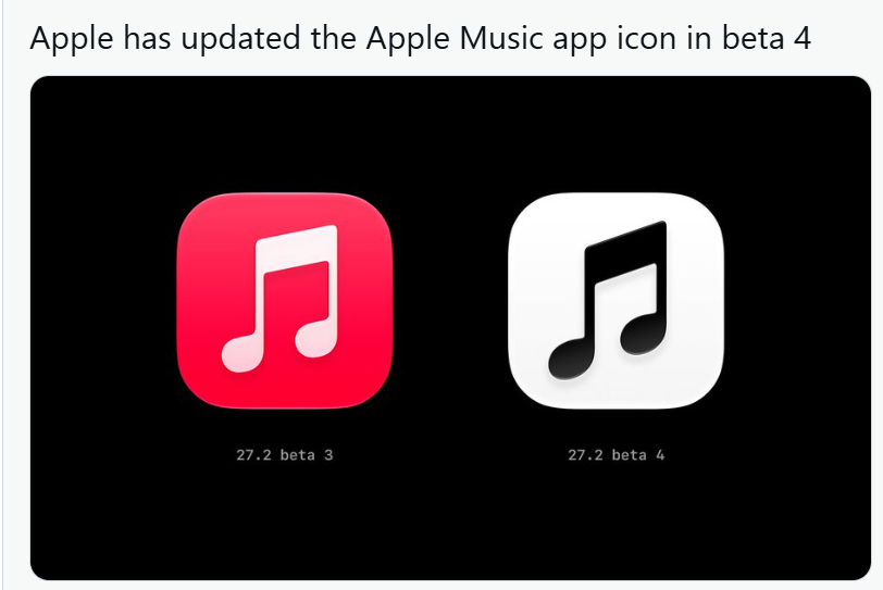 شعار خدمة Apple Music
