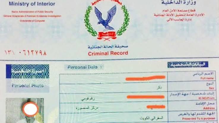 استخراج الفيش الجنائي 2026