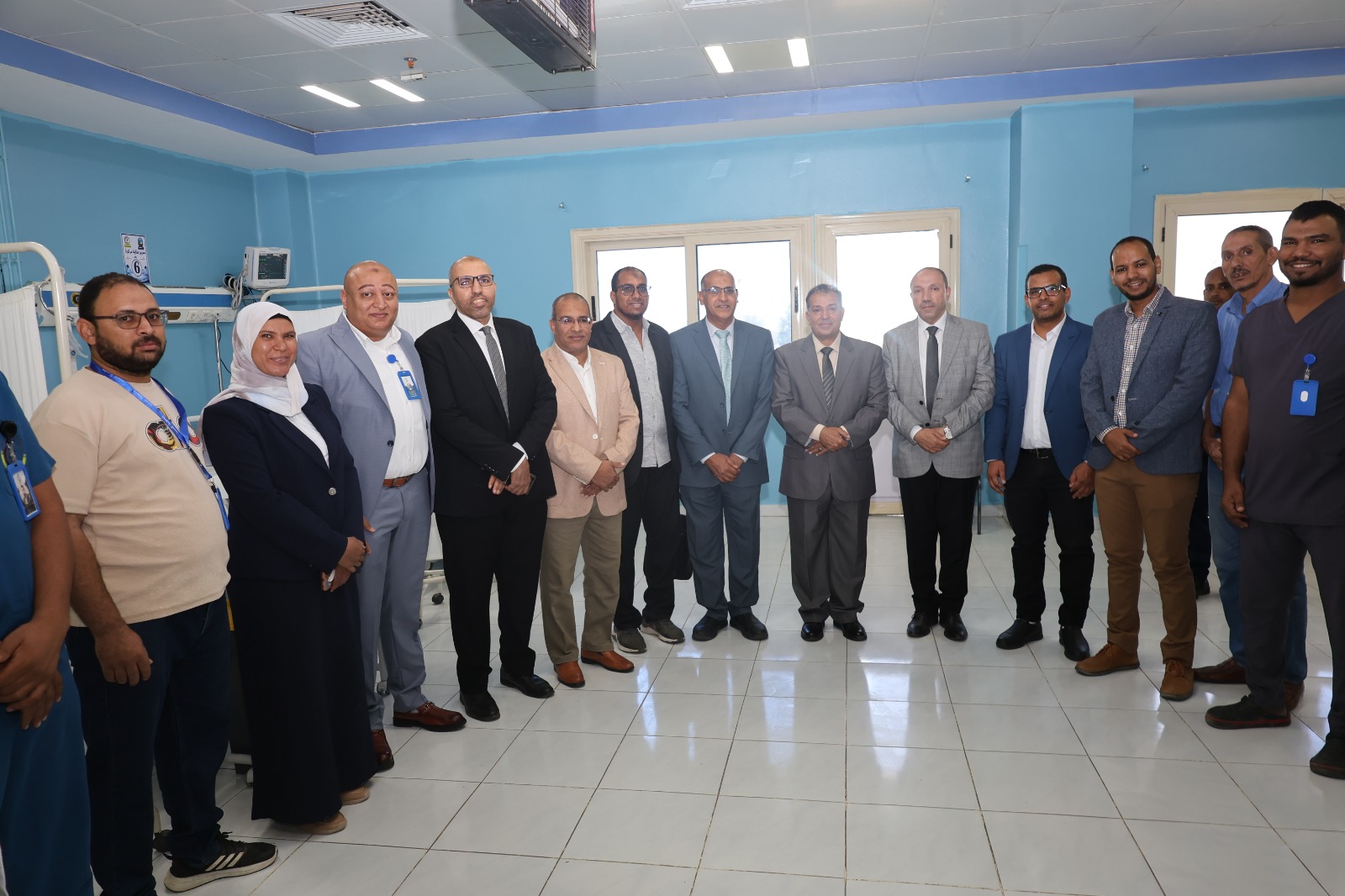 وحدات العناية المركزة في مستشفى الطوارئ والإصابات الجامعي