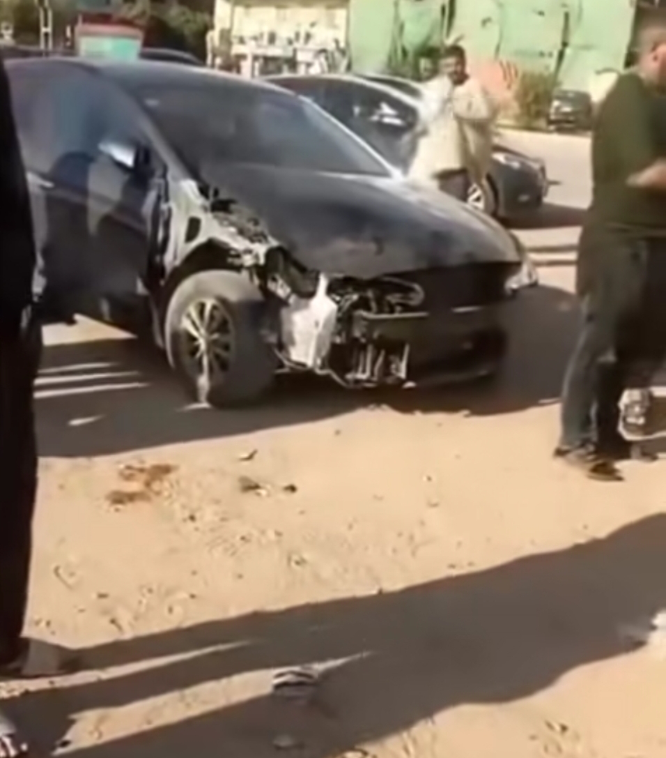 السيارة المتسببة في الحادث