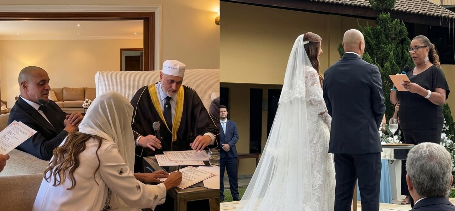 أسطورة البرازيل روبيرتو كارلوس يعتنق الإسلام وينطق الشهادتين زيتزوج من من سهيلة الطاهري
